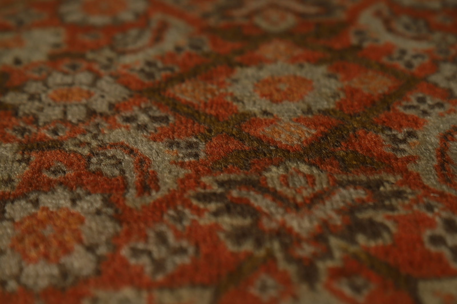 Antique Vegetable Dye Tabriz Persian Area Rug 10x13 - 11