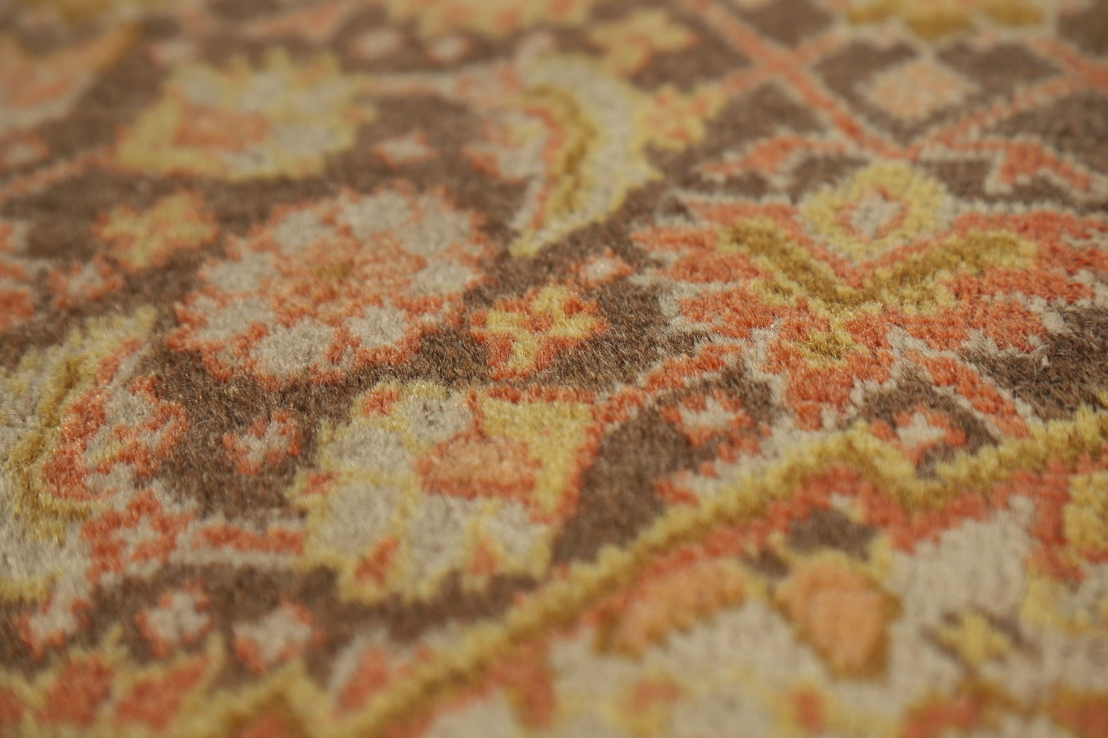 Antique Vegetable Dye Tabriz Persian Area Rug 10x13 - 13