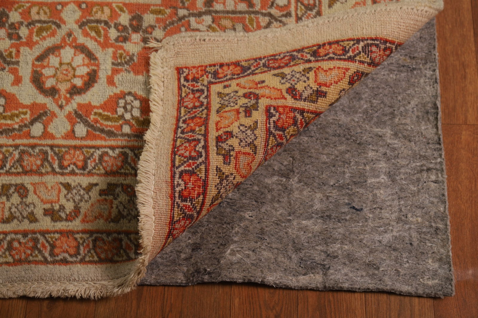 Antique Vegetable Dye Tabriz Persian Area Rug 10x13 - 8