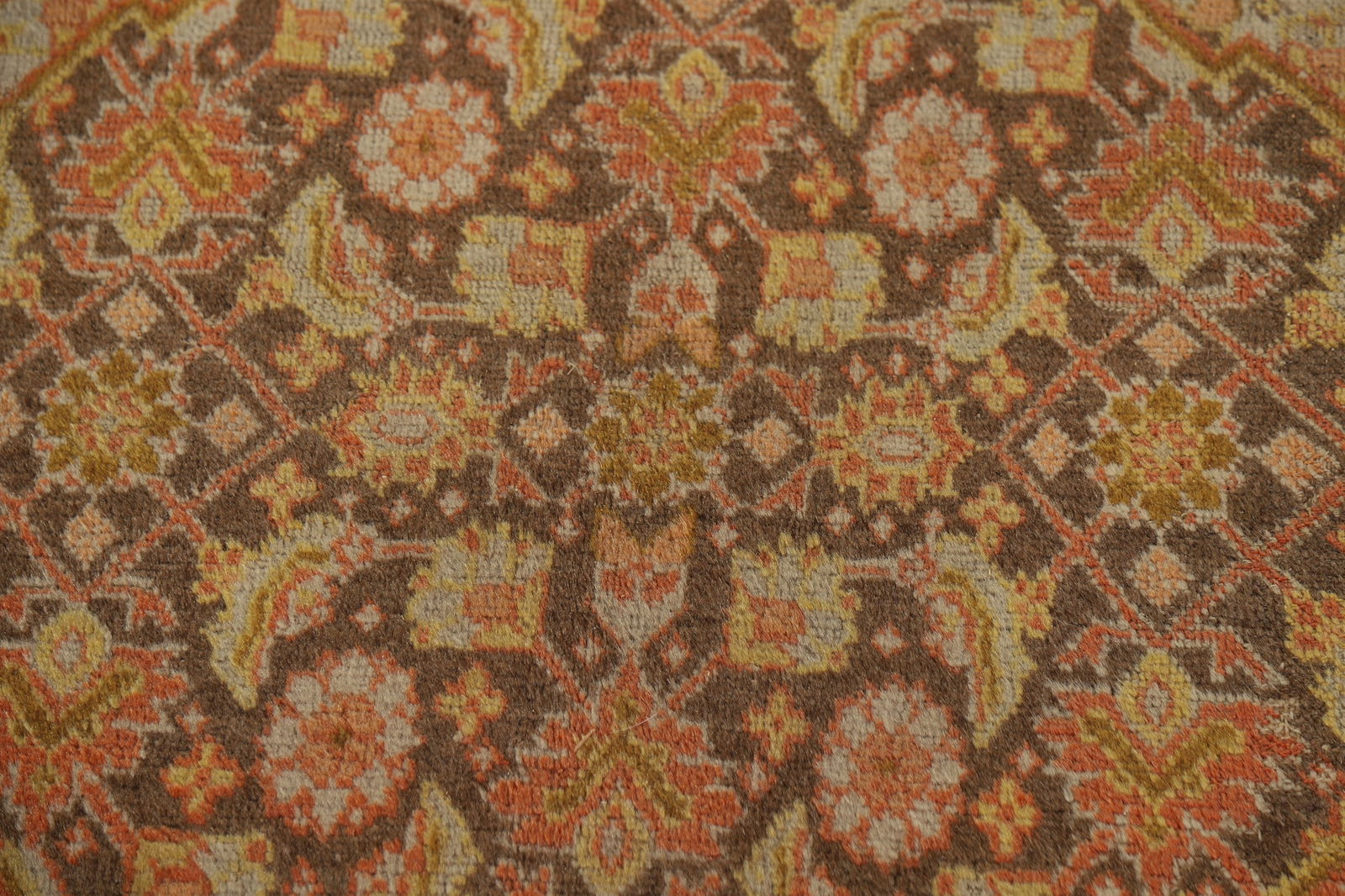 Antique Vegetable Dye Tabriz Persian Area Rug 10x13 - 9