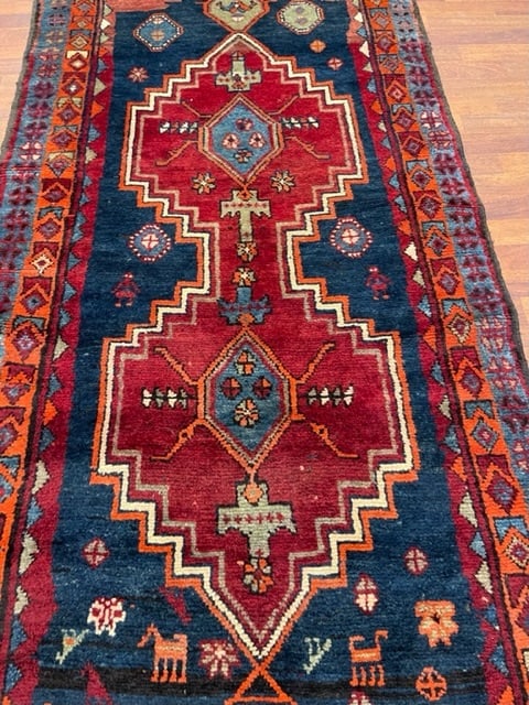Antique Tribal Kurdish Rug - 4593 - 4