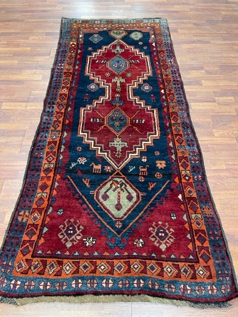 Antique Tribal Kurdish Rug - 4593 - 7