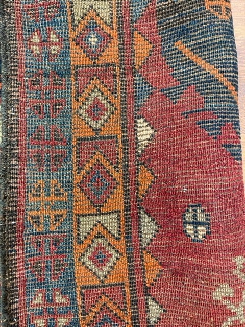 Antique Tribal Kurdish Rug - 4593 - 9