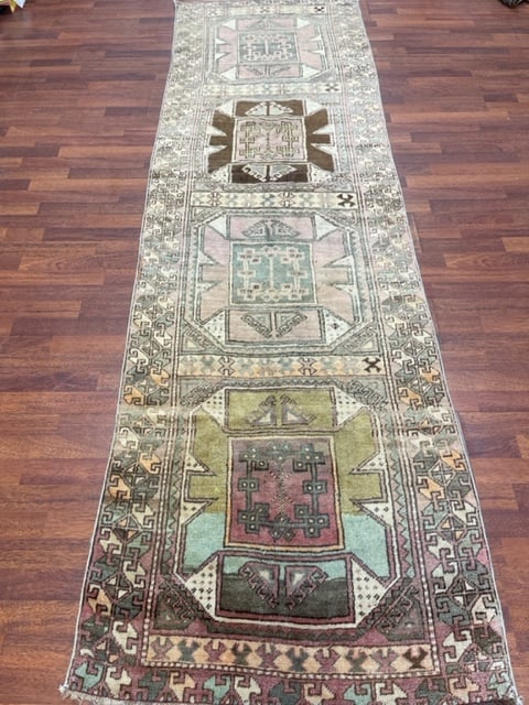 Antique Turkish Runner - 6