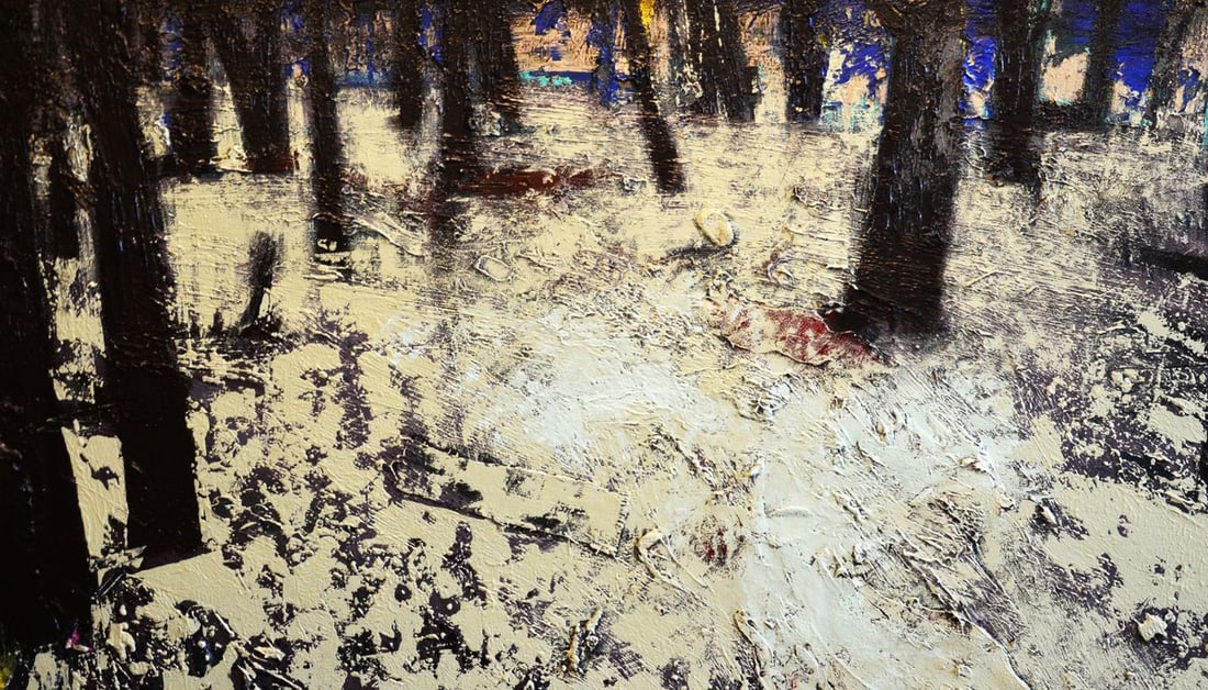 Oil painting Silver Forest Natalia Korf-Ivaniuk - 2