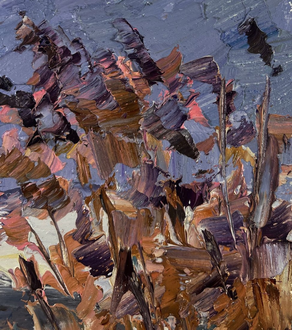 Oil painting The first snow and the breath of frost Boris Serdyuk - 4