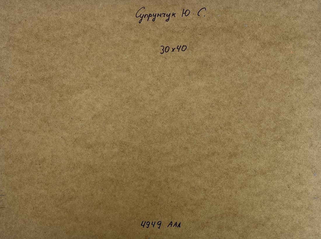 Oil painting Along the snowy path Yuriy Suprunchuk - 10