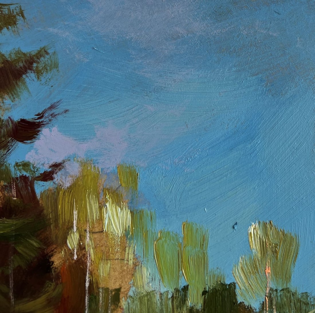 Oil painting Winter calm in the village Yuriy Suprunchuk - 4