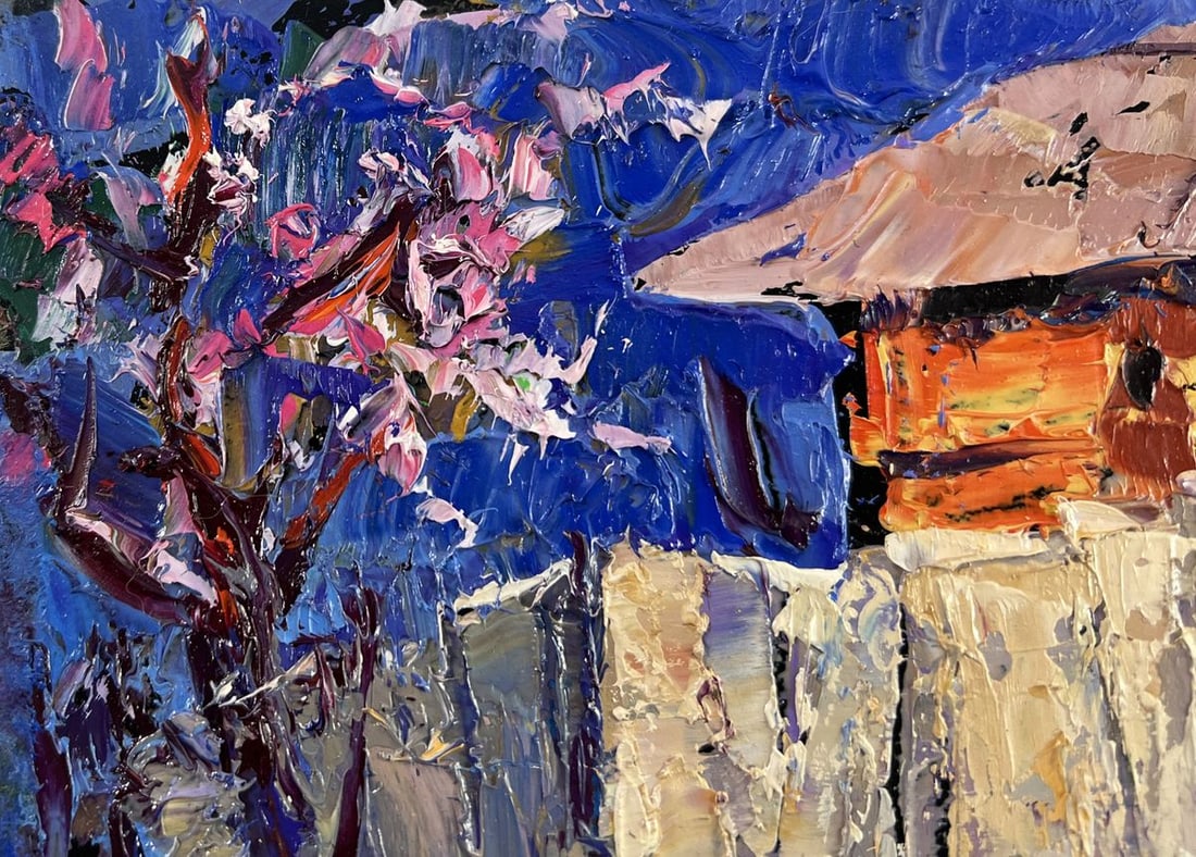 Oil painting Warm evening in grandma's house Alex Kalenyuk - 7