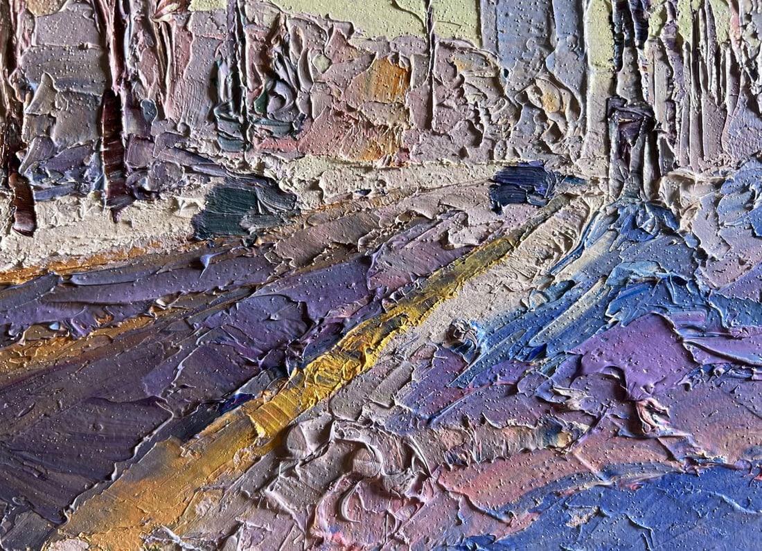 Oil painting After the night snowstorm Boris Serdyuk - 7