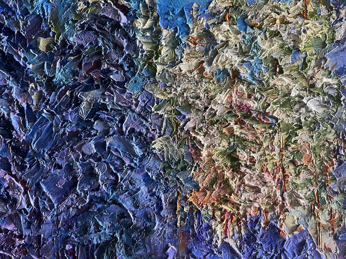 Oil painting Winter in the forest Boris Serdyuk - 7