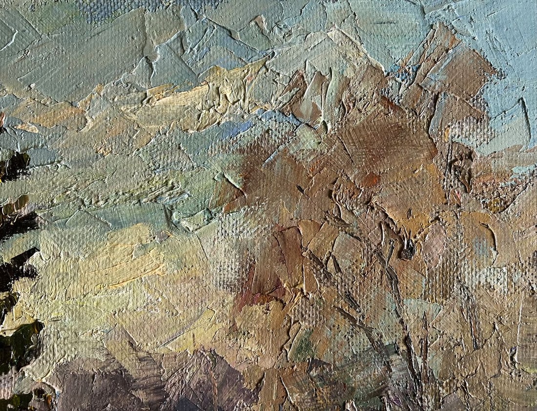 Oil painting A cold December day Boris Serdyuk - 5