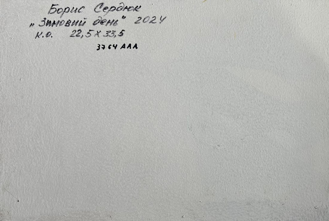 Oil painting Sunny day in winter Boris Serdyuk - 10