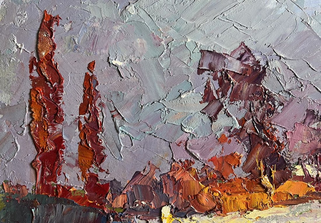 Oil painting Sunny day in winter Boris Serdyuk - 4