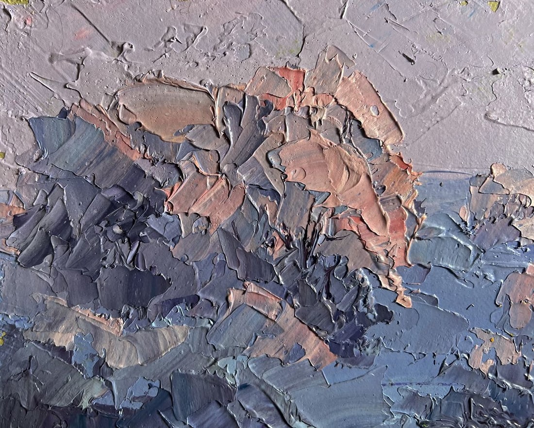 Oil painting Walking on a frosty day Boris Serdyuk - 4