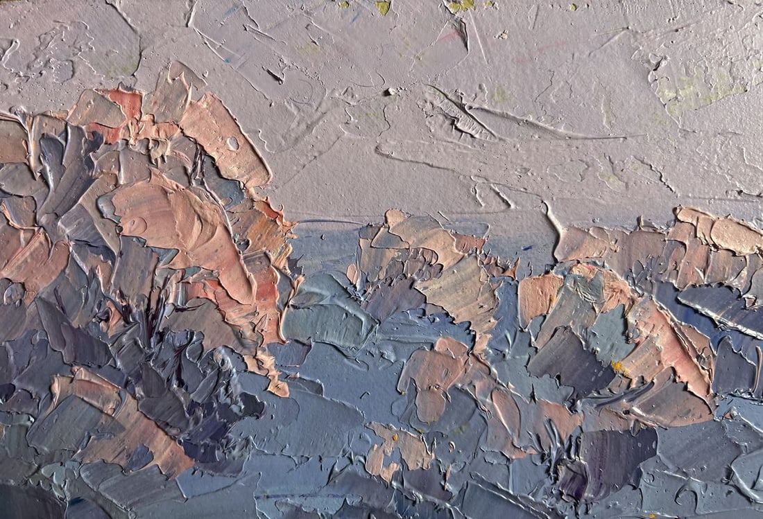 Oil painting Walking on a frosty day Boris Serdyuk - 5