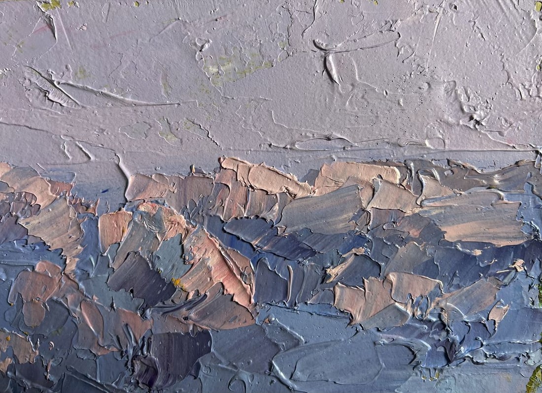 Oil painting Walking on a frosty day Boris Serdyuk - 6