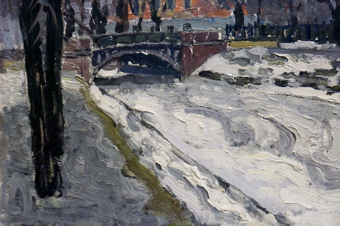 Oil painting Spring Leningrad Karpov Yuri Fedorovich - 2