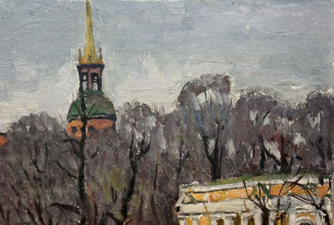 Oil painting Spring Leningrad Karpov Yuri Fedorovich - 4