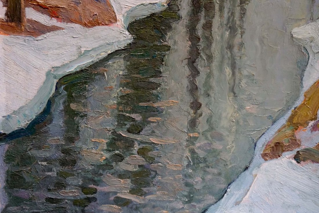 Oil painting Natural landscape Zhabinsky Leonid Andreevich - 2