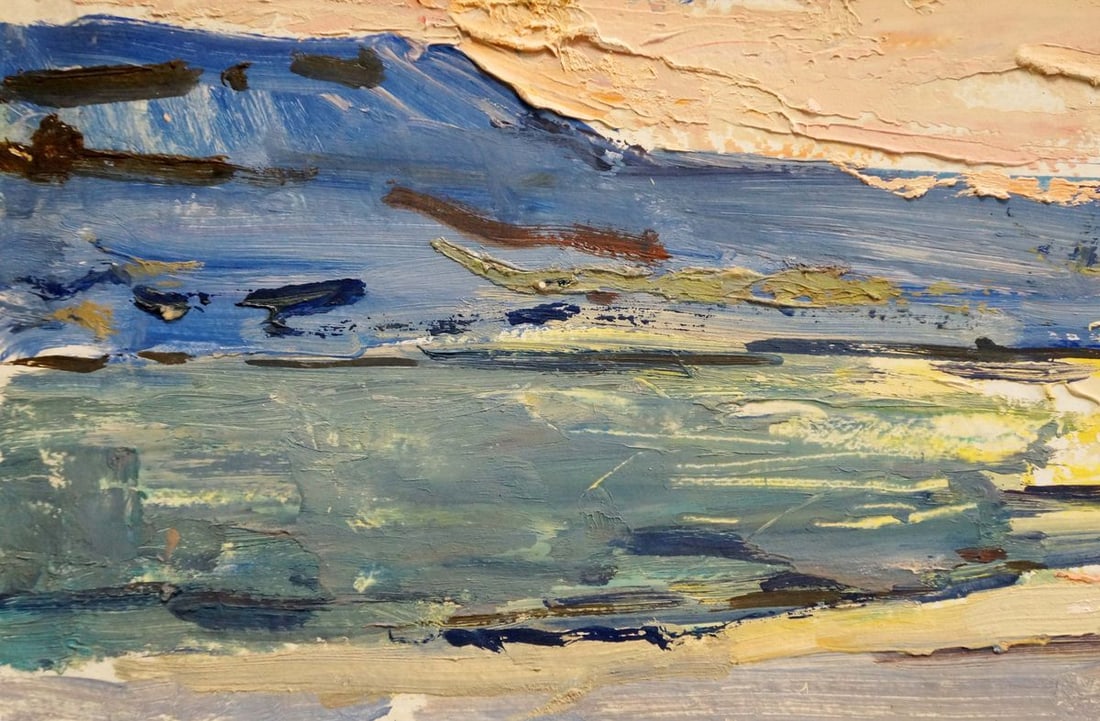 Oil painting Winter in Sednev Zhugan Vladimir Alexandrovich - 2