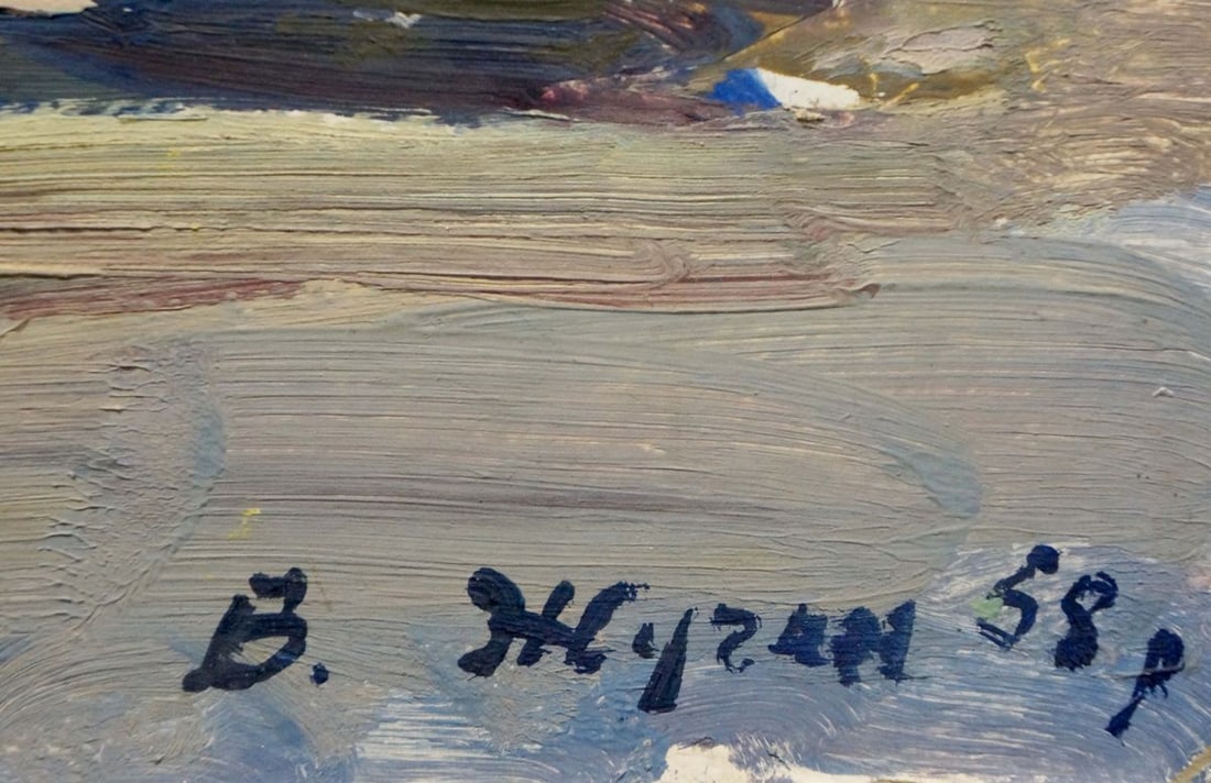 Oil painting Winter in Sednev Zhugan Vladimir Alexandrovich - 6