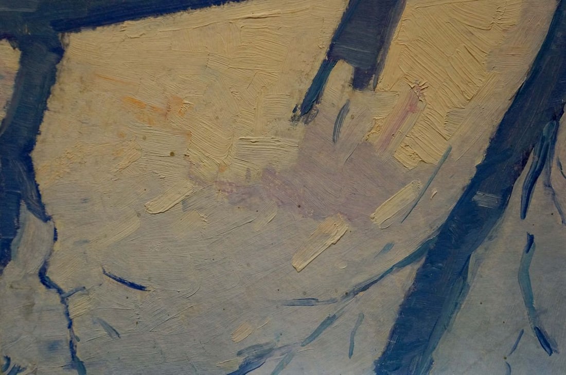 Oil painting Courtyard landscape Sevastyanov Viktor Grigorievich - 2