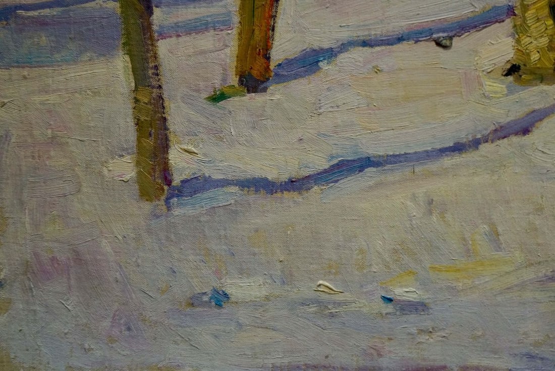 Oil painting Winter park Nagulyak Petr Ivanovich - 2