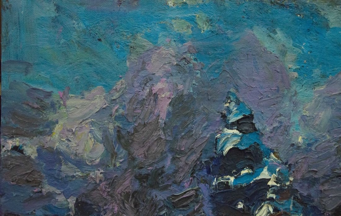 Oil painting Winter Dupliy Sergey Alexandrovich - 2