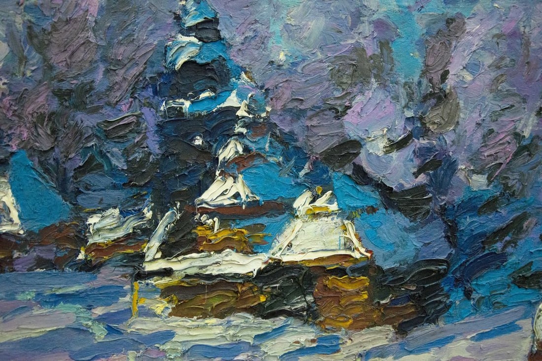 Oil painting Winter Dupliy Sergey Alexandrovich - 5