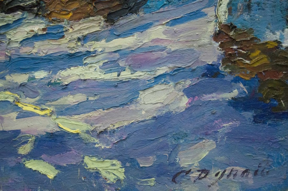 Oil painting Winter Dupliy Sergey Alexandrovich - 6