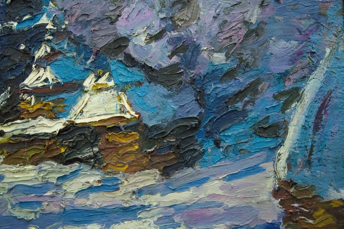 Oil painting Winter Dupliy Sergey Alexandrovich - 7