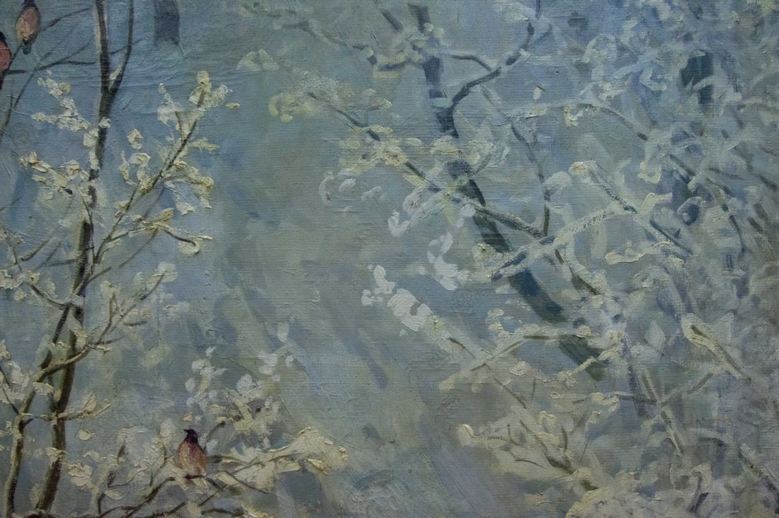 Oil painting Winter landscape Sevets Victor Stepanovich - 4