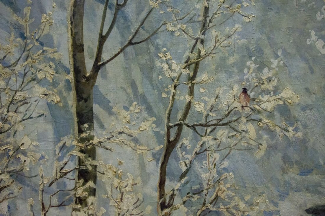 Oil painting Winter landscape Sevets Victor Stepanovich - 7