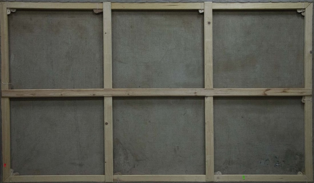 Oil painting River landscape in winter Smirnov Mikhail Sergeevich - 8