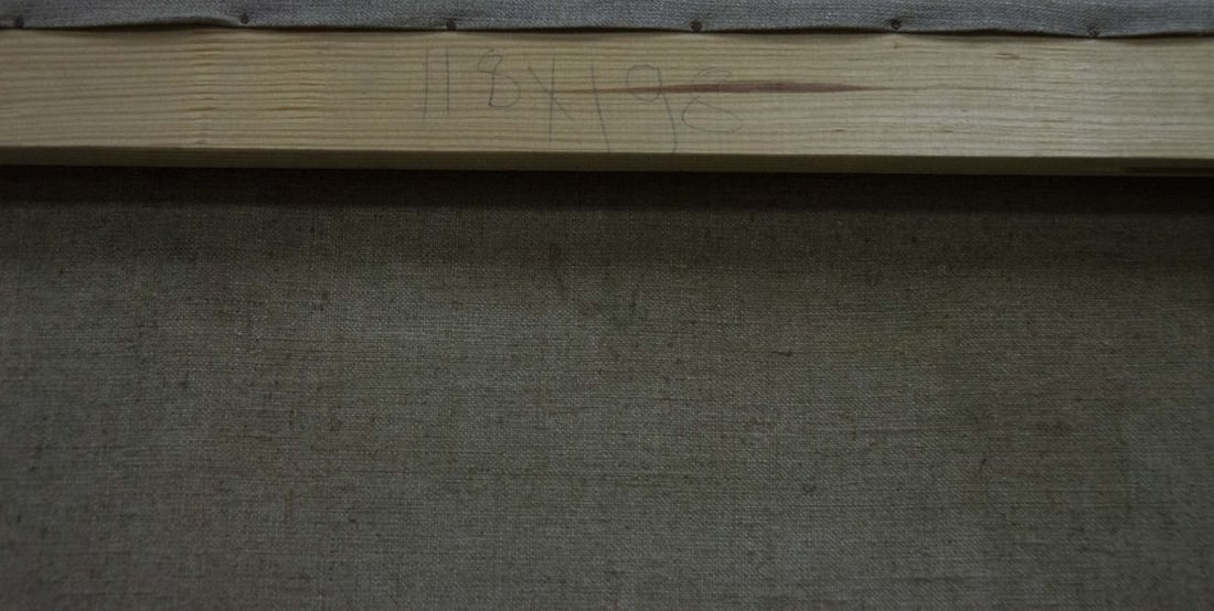 Oil painting River landscape in winter Smirnov Mikhail Sergeevich - 9