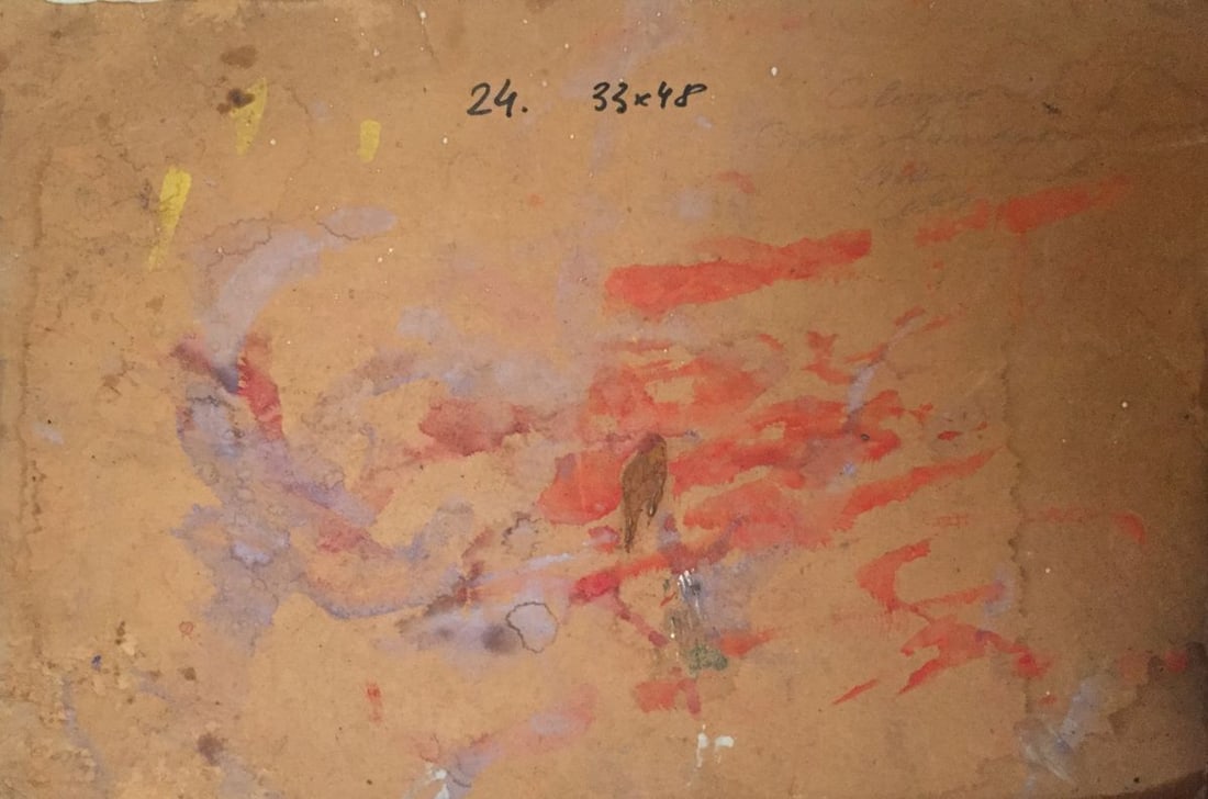 Oil painting Old house Savinets - 7