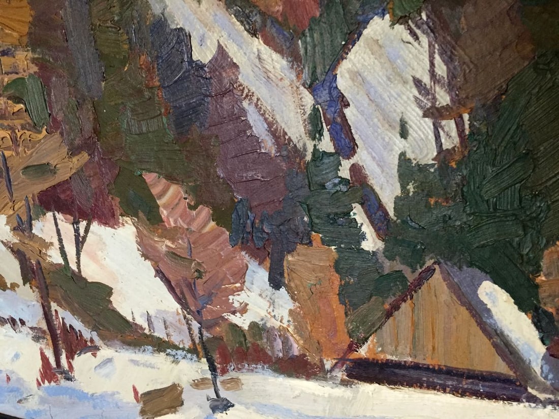 Oil painting Lonely house in the forest Kharchenko Vladimir Ivanovich - 7