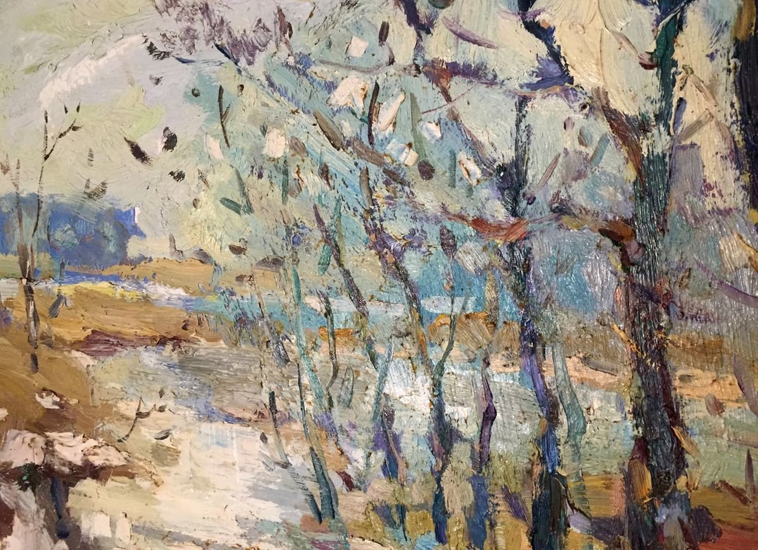 Oil painting Early spring Egorov Boris Kuzmich - 3