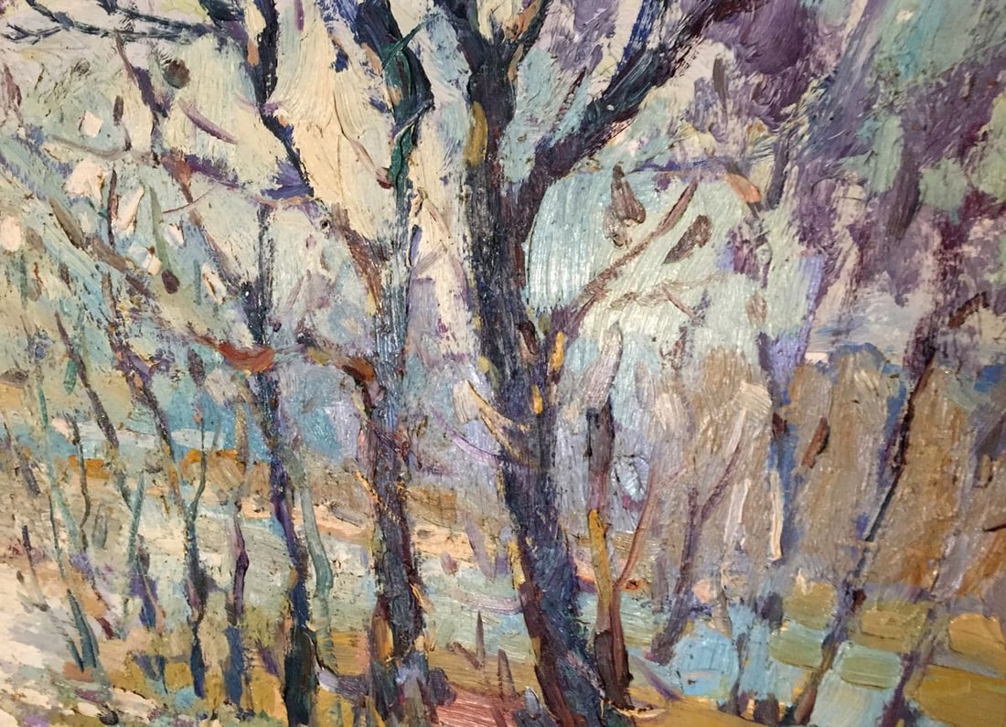 Oil painting Early spring Egorov Boris Kuzmich - 9