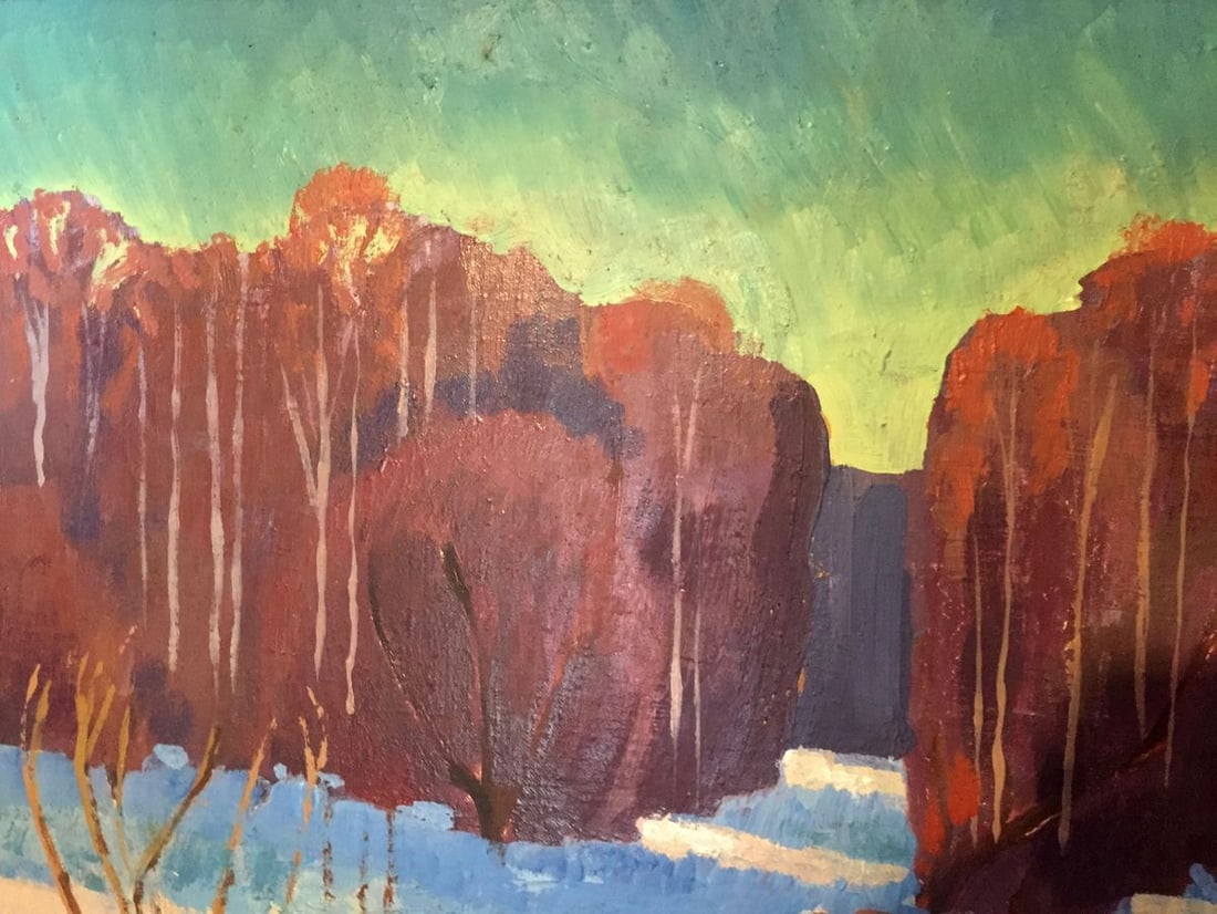 Oil painting Boiling snow Vasily Kudrin - 3