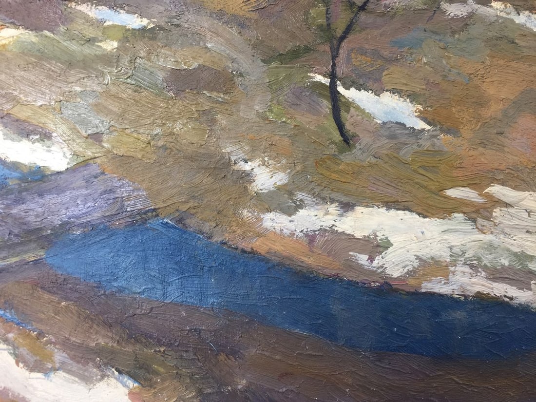 Oil painting Music of autumn - 5