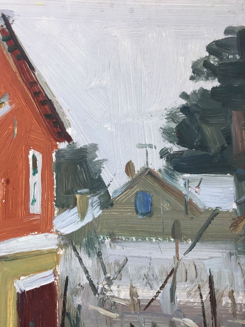 Oil painting Artist's workshop Sergei Alekseevich Grigoriev - 4