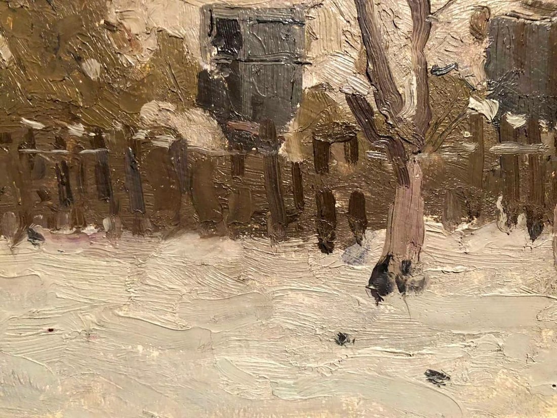 Oil painting Rural landscape - 4