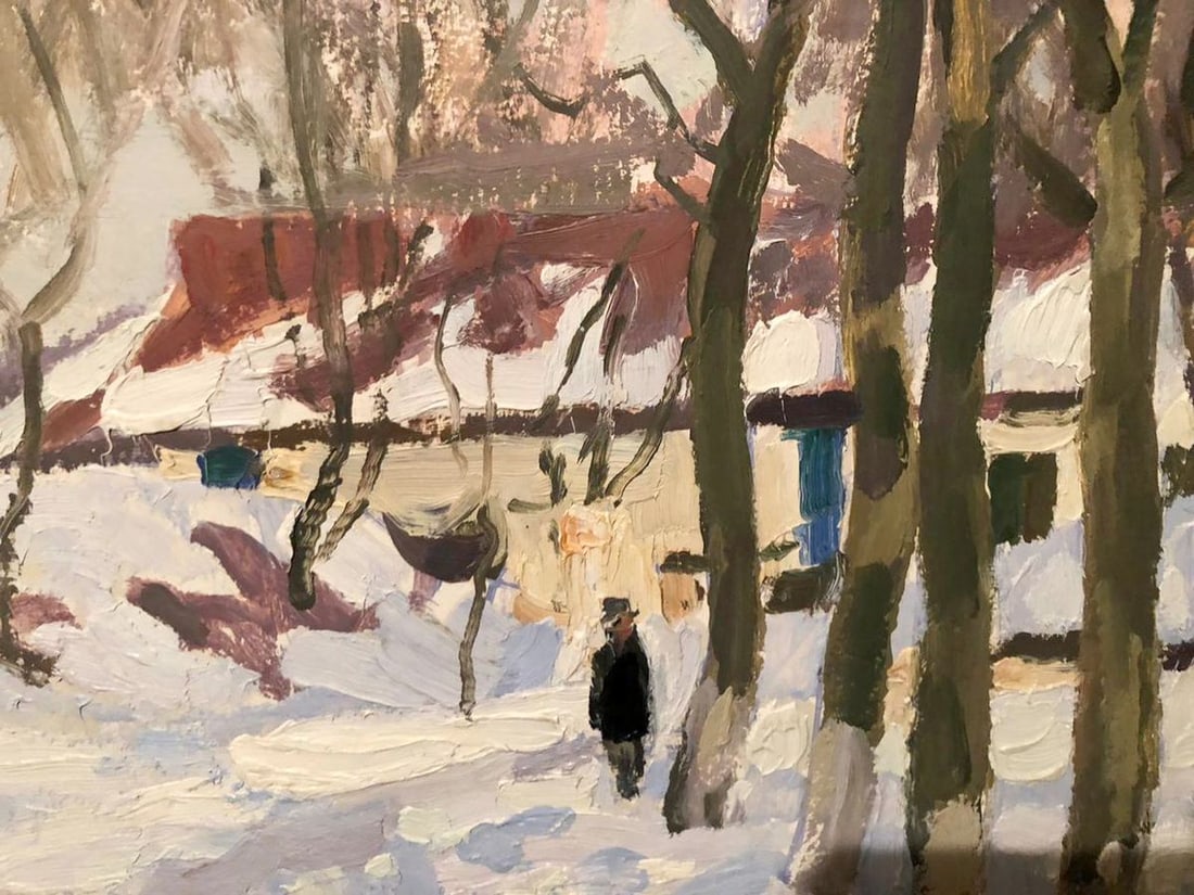 Oil painting In the park Bortnikov Nikolay Fedorovich - 2