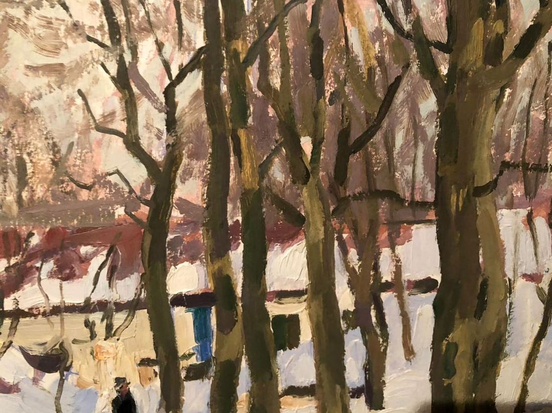 Oil painting In the park Bortnikov Nikolay Fedorovich - 3