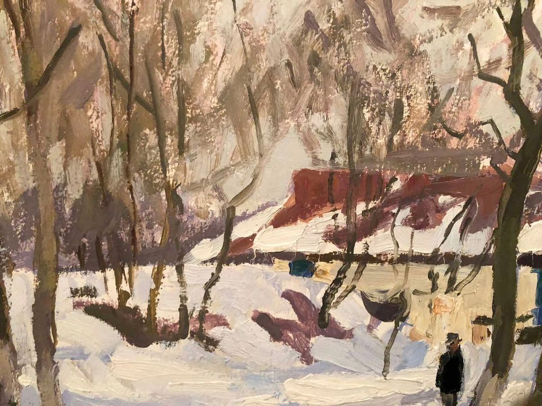 Oil painting In the park Bortnikov Nikolay Fedorovich - 4