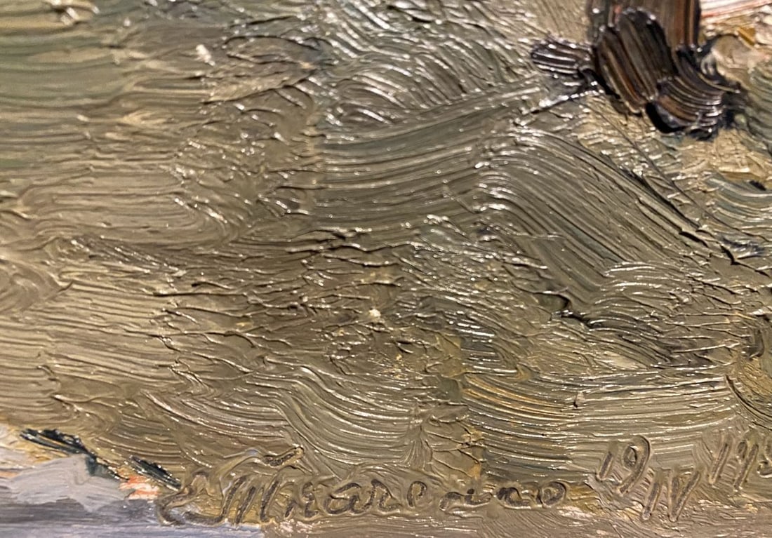 Oil painting Gray day Evgeniy Tkachenko - 2