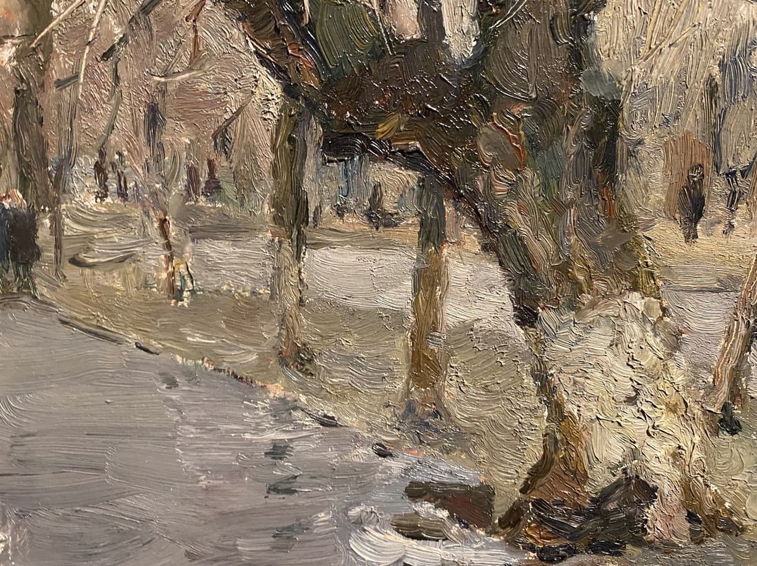 Oil painting Gray day Evgeniy Tkachenko - 3