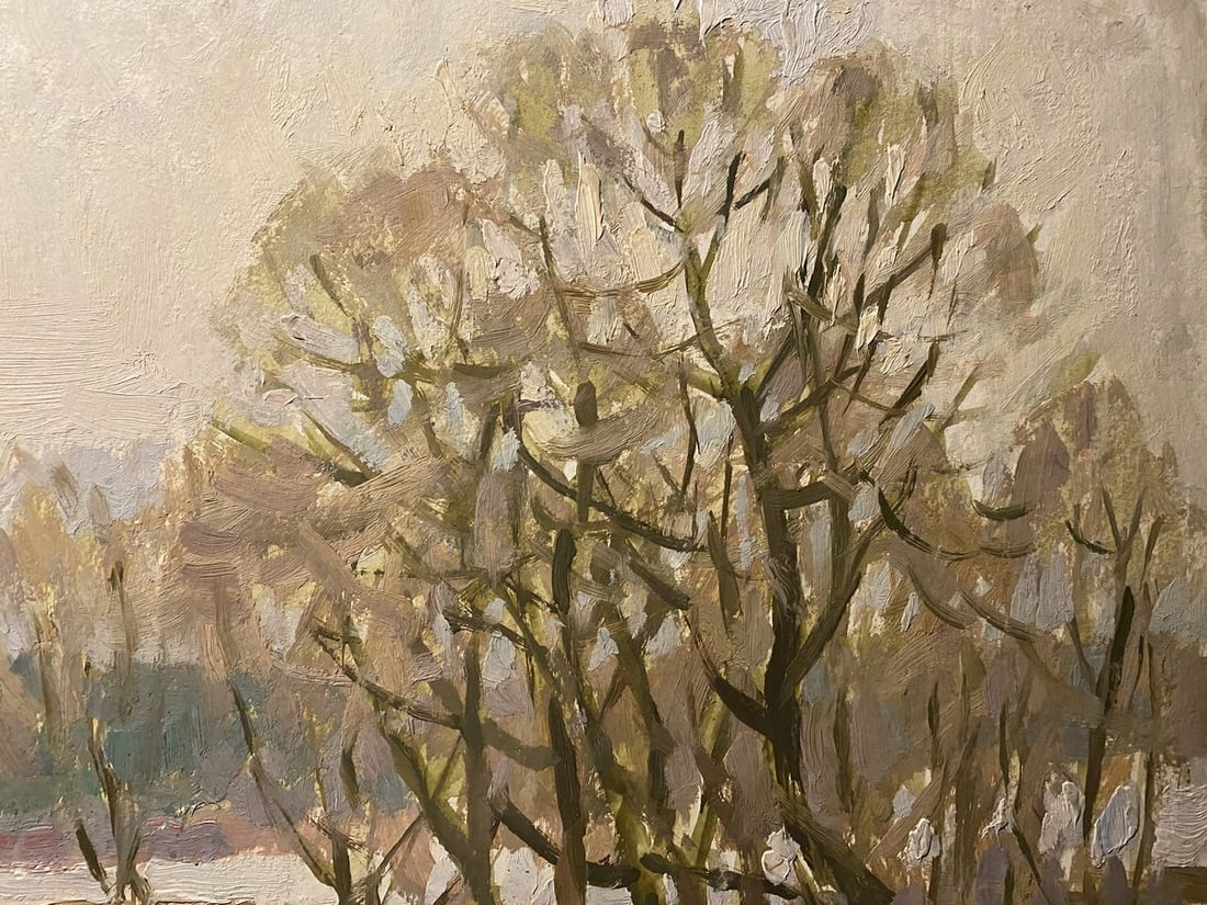 Oil painting Breath of spring Nikolai Bortnikov - 4